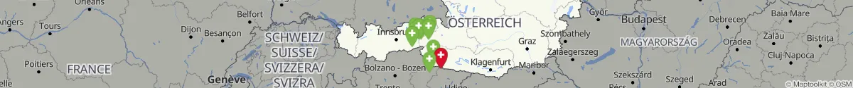 Kartenansicht für Apotheken-Notdienste in der Nähe von Tristach (Lienz, Tirol)